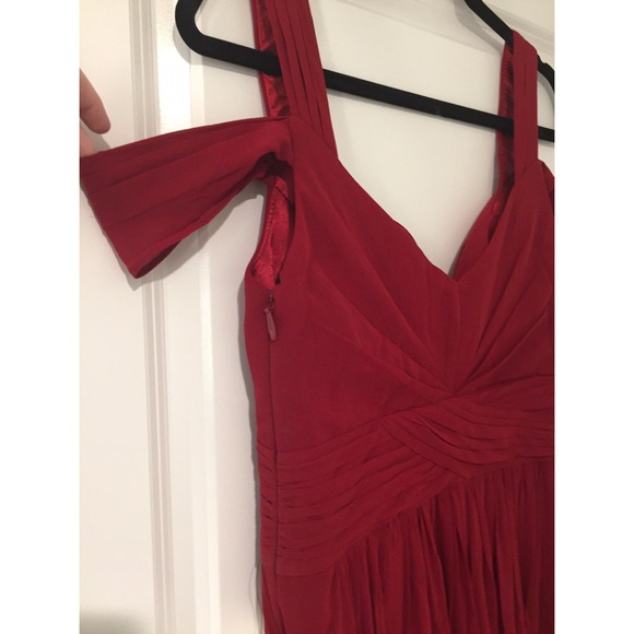 Formal plunge sweetheart off the shoulder dress - Picture 8 of 8